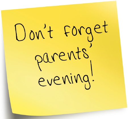 Parents Evening Don't Forget