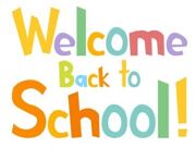 Welcome Back to School